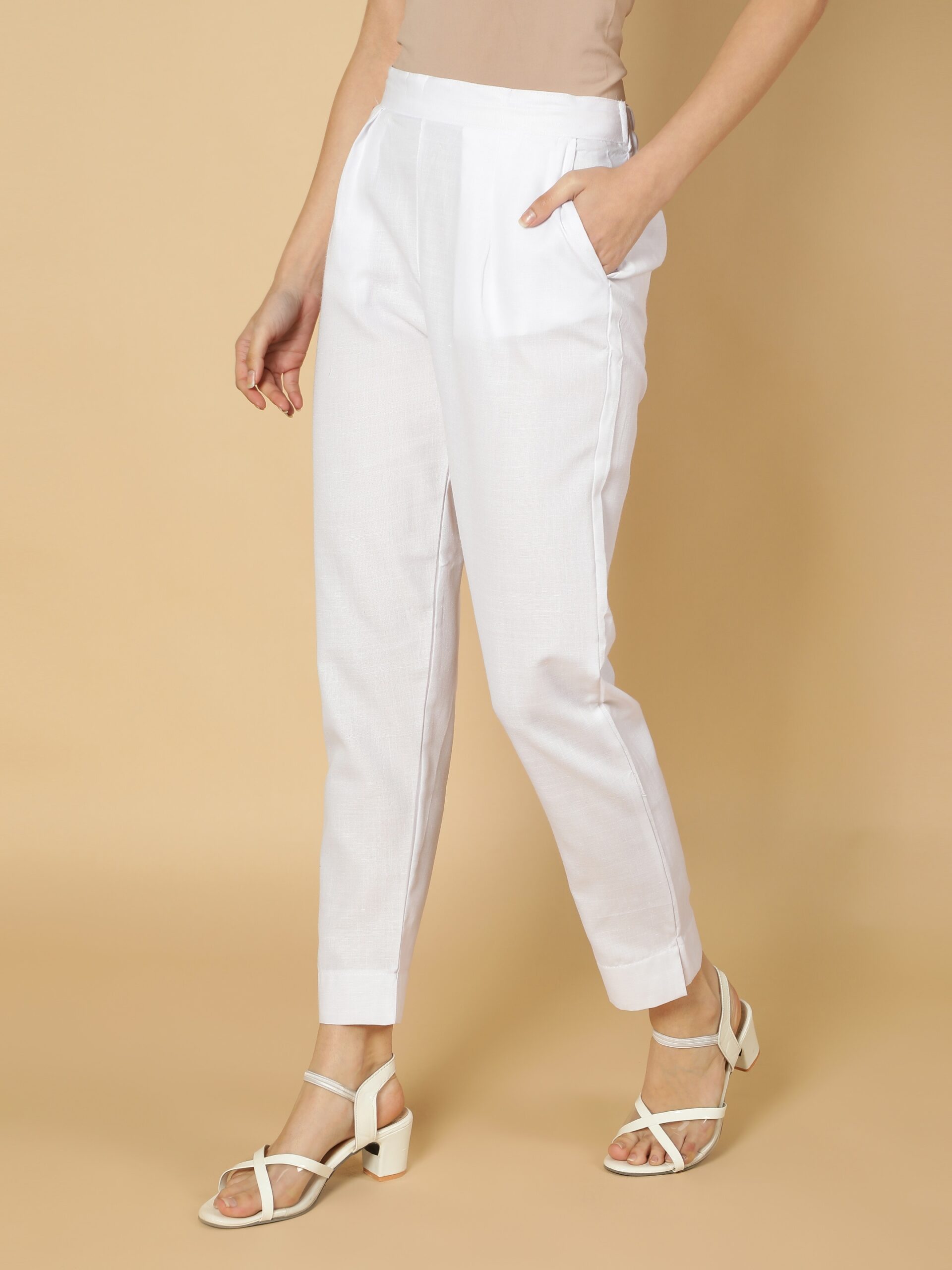 Buy White Trousers Pants For Women online | Lazada.com.ph-saigonsouth.com.vn
